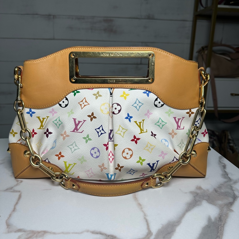 SOLD ❌❌❌ Louis Vuitton Murakami Multicolor Judy MM